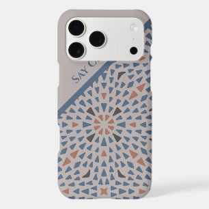 "Say Cheese" with Soft Muted Colour Organic Patter