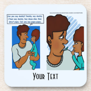 Say Daddy Hard Plastic Coasters