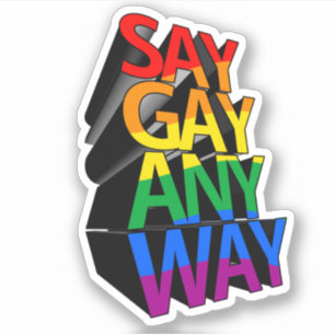 SAY GAY ANY WAY