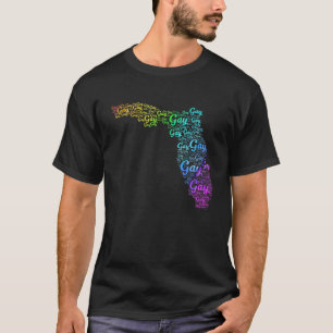 Say Gay Florida Trans Gay Pride Proud Lqbtq T-Shirt