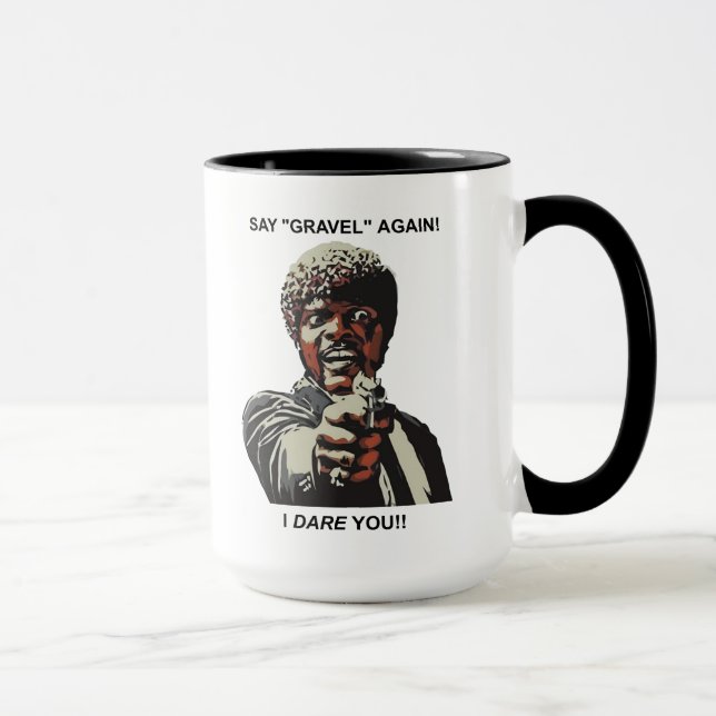 Say Gravel Again I Dare You Cycling Mug (Right)