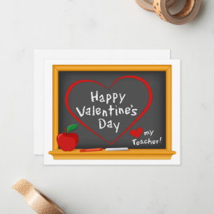 Say Happy Valentine's Day to Your Favourite Teache Card