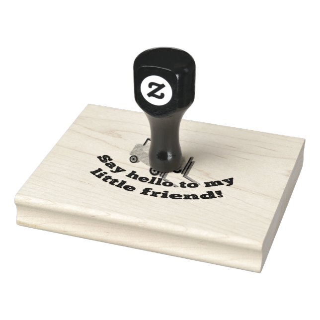 Say Hello to my Forklift Rubber Stamp (Stamp)