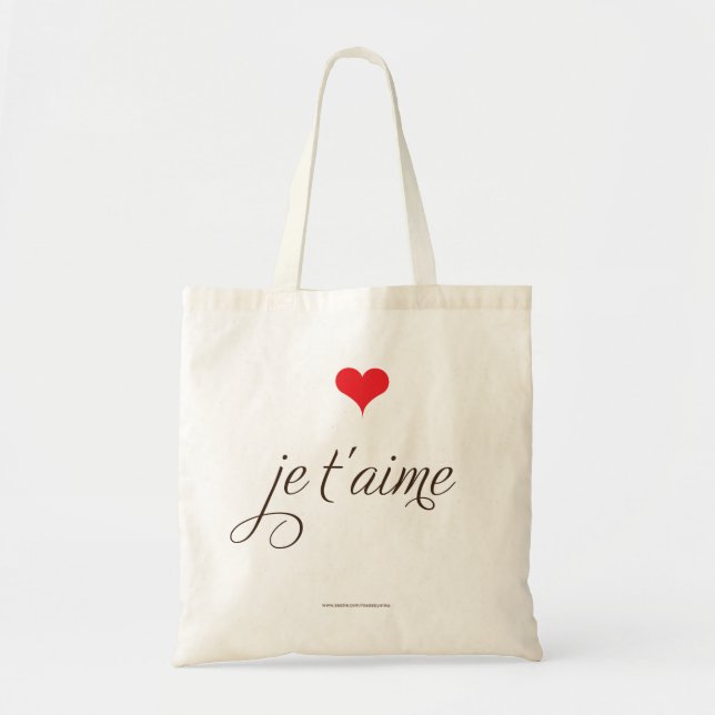 Say it in French Tote Bag (Front)