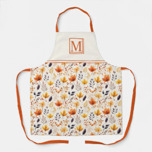 Say it with fall leaves 2 - Customised Apron
