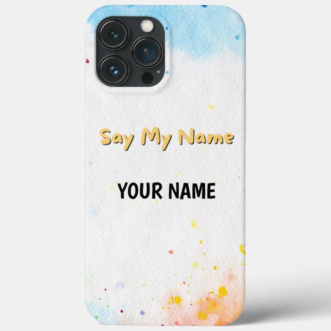 Say My Name Case-Mate iPhone Case (Back)