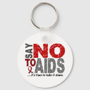 Say NO To AIDS 1 Key Ring