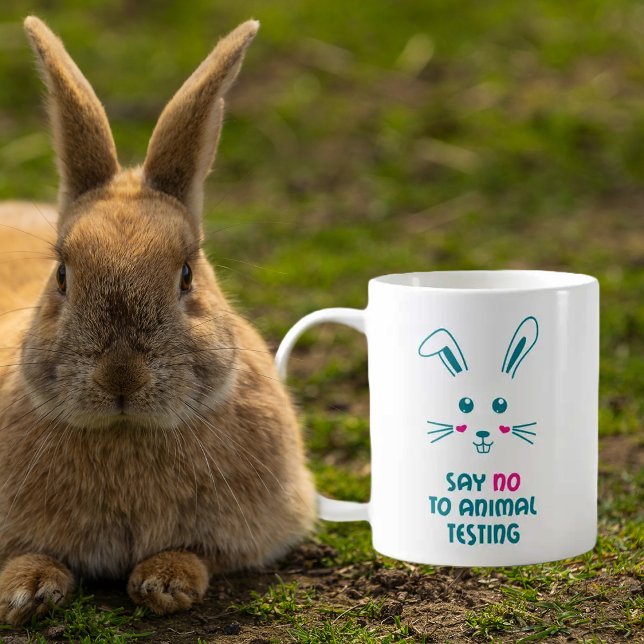 Say No To Animal Testing Coffee Mug (Creator Uploaded)
