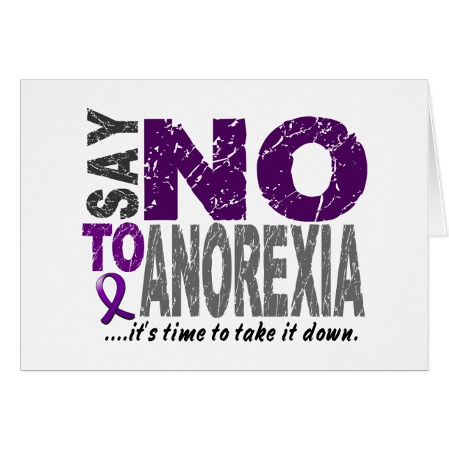 Say NO To Anorexia 1 (Front Horizontal)