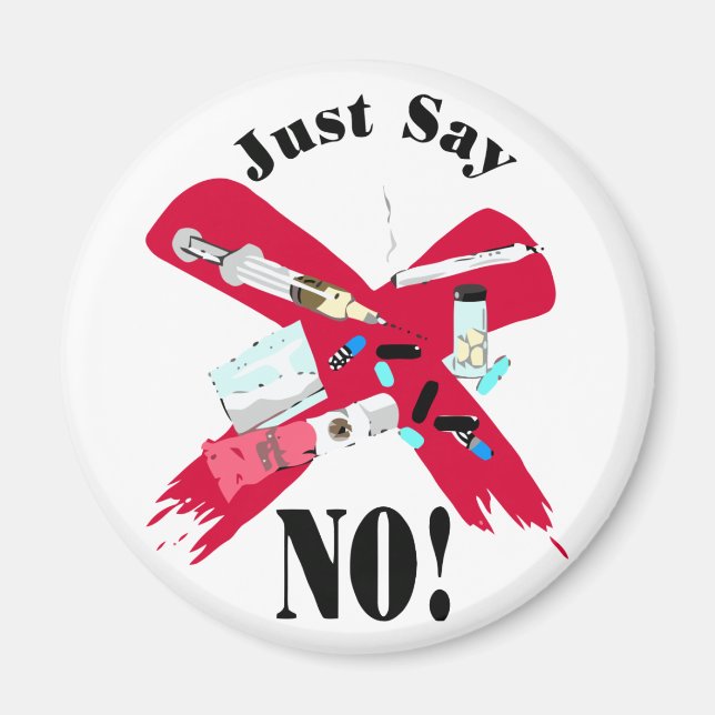 Say No to Drugs Magnet (Front)