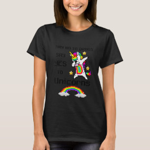 Say No To Drugs Say Yes to Unicorn Red Ribbon Week T-Shirt
