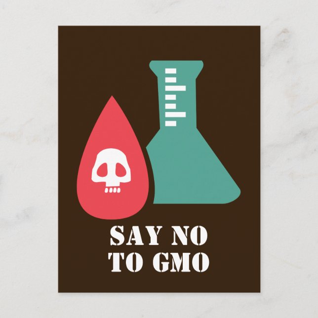 Say No to GMO Postcard (Front)