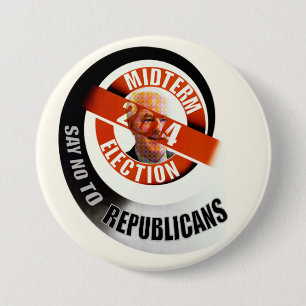 Say no to John Cornyn in 2014 7.5 Cm Round Badge