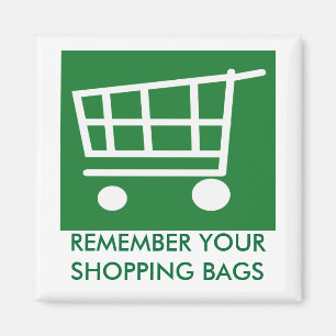 SAY NO to plastic bags Magnet