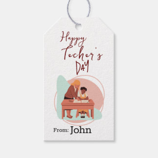 Say thank to the teacher gift tags