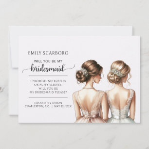 Say Yes Will You Be My Bridesmaid Proposal Card