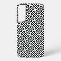 Sayagata pattern, Japanese, Black and White
