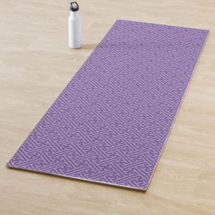 Sayagata pattern, Japanese, Purple and Pink Yoga Mat