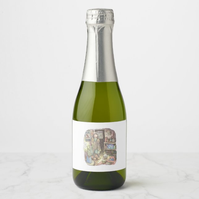 Sayagoji Sparkling Wine Label (Front)