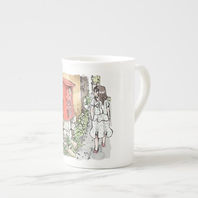 Sayagou Bone China Mug (Front Right)