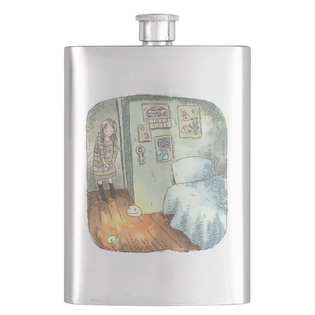 Sayaji Hip Flask (Front)