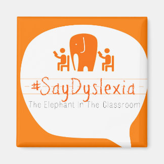 #SayDyslexia Magnet - Speech Bubble Logo