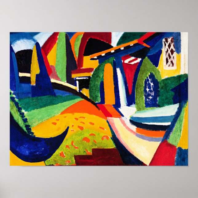 Sayen - Scheherazade, colourful painting Poster (Front)