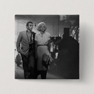 Saying Farewell 15 Cm Square Badge