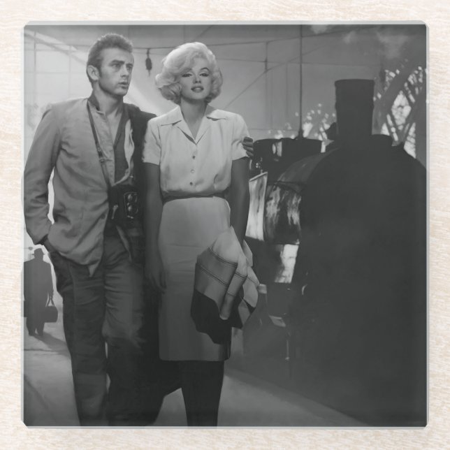 Saying Farewell Glass Coaster (Front)