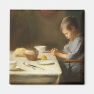 Saying Grace (Boy Praying at the Table) Magnet