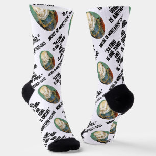 Saying Is One Thing Doing Is Another de Montaigne Socks