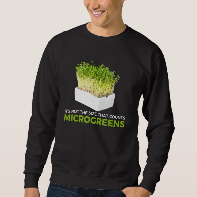 Saying Microgreen Farmer Gardening Tee (Front)
