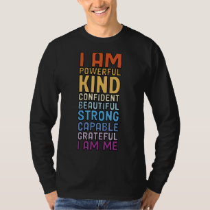 Saying Positive Quotes Women Inspirational T-Shirt
