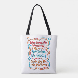 Sayings tote bag