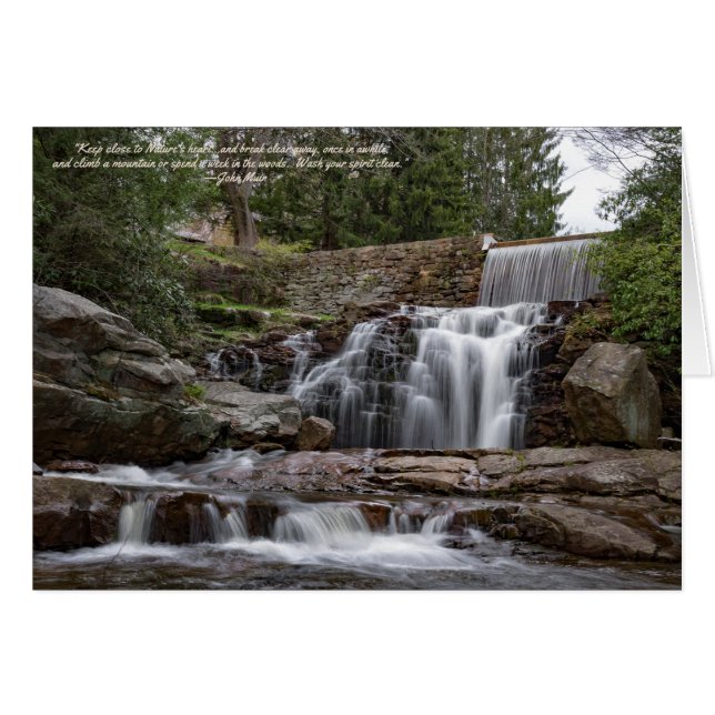 Saylorsville Dam Note Card (Front Horizontal)