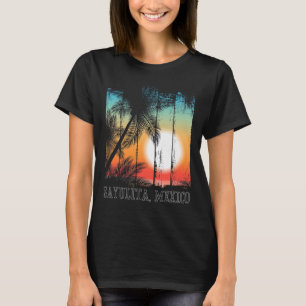 Sayulita Mexico Beach Palms Vacation Surf Sundown T-Shirt