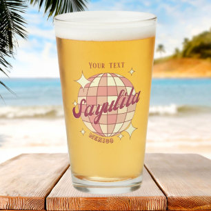 Sayulita Mexico Party souvenir beer Glass