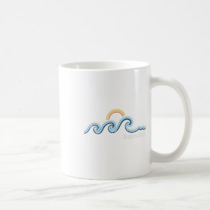 Sayulita Mexico Sufing Waves Sunset Beach Vintage  Coffee Mug