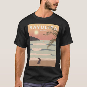 Sayulita Mexico Travel Poster T-Shirt