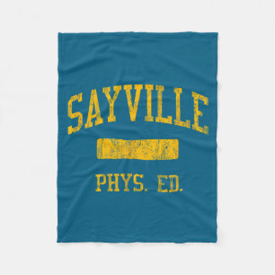 Sayville high school hs west sayville ny phys ed fleece blanket