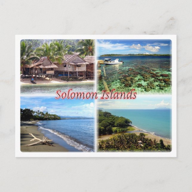 SB Malaita Islands - Gizo - Bonegi Beach - Honiara Postcard (Front)