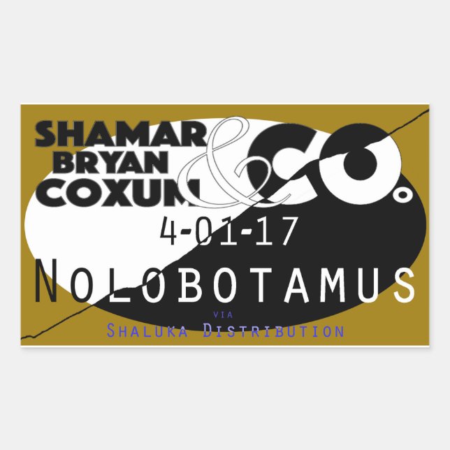 SBC&Co. X Nolobotamus Spring 2017 Release Stickers (Front)
