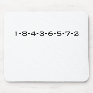 SBC Firing Order Mouse Pad