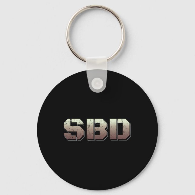 Sbd Squat Bench Deadlift Powerlifting  Key Ring (Front)