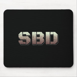 Sbd Squat Bench Deadlift Powerlifting Mouse Pad