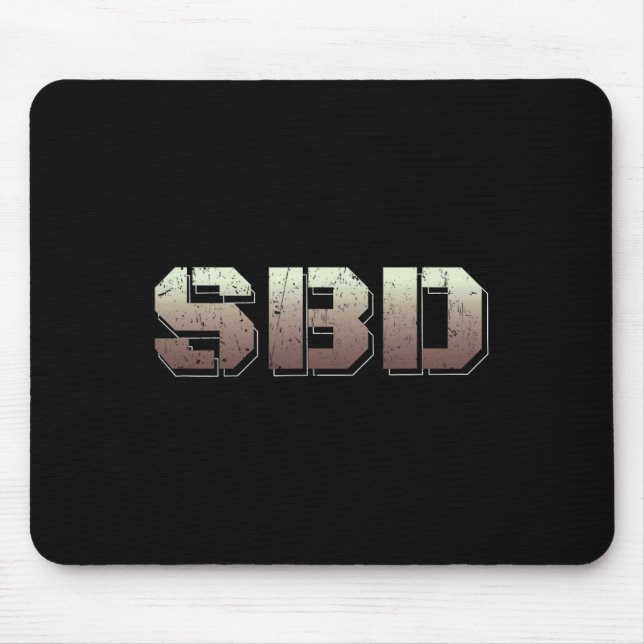 Sbd Squat Bench Deadlift Powerlifting  Mouse Pad (Front)