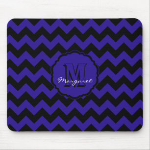 SC Chevron Mouse Pad-Blue and Black Pad