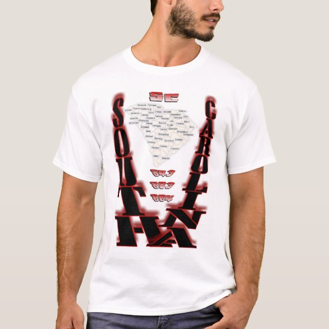 SC County Map T-Shirt (Front)