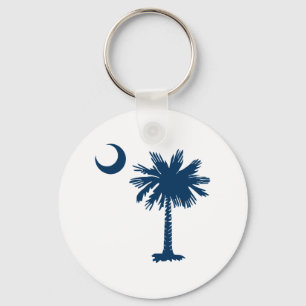 SC Palmetto & Crescent Key Ring