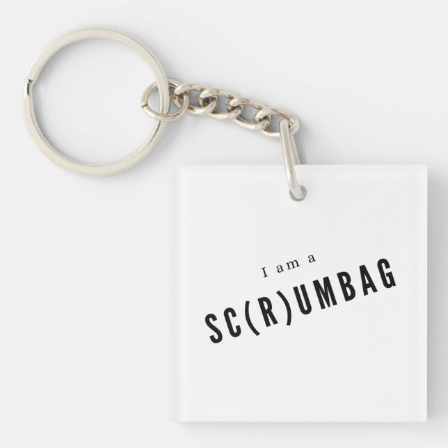 Sc(r)umbag bag key ring (Front)